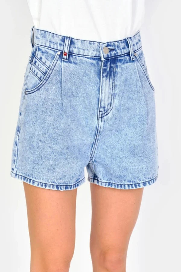 Amely LL46 Jeans Short Ice Blue