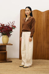 Triolet 25803 Pull Marron