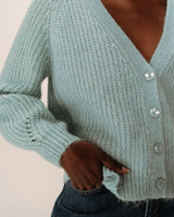 Panettone Cardigan Aqua