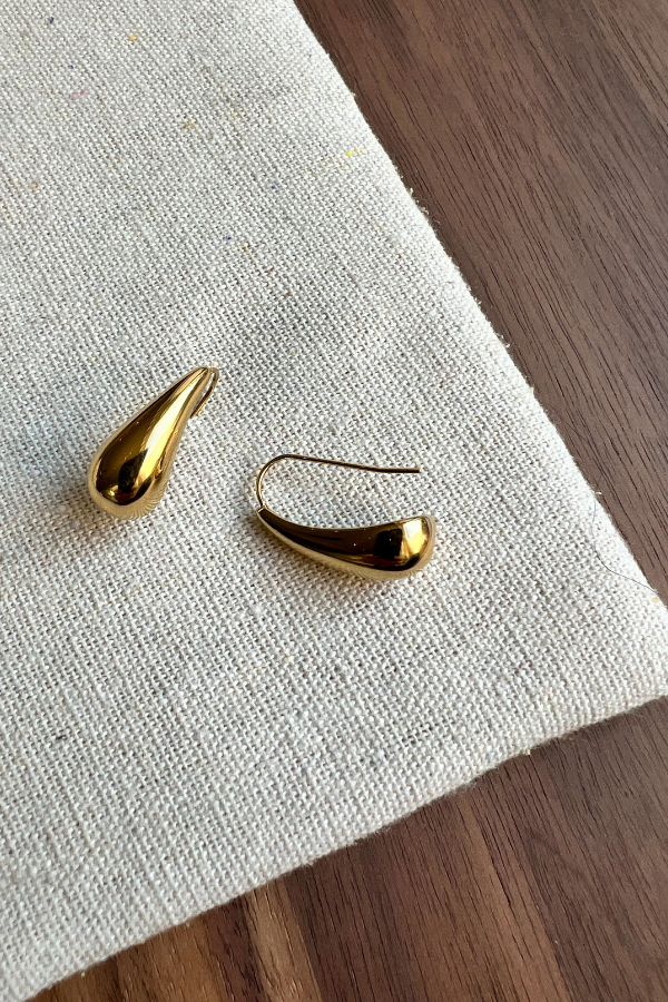 Drop Small Earrings Gold