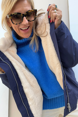 Guzmania 25AH040 Coat Bleu Nuit