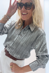 Linda H24C07283 Blouse Silver