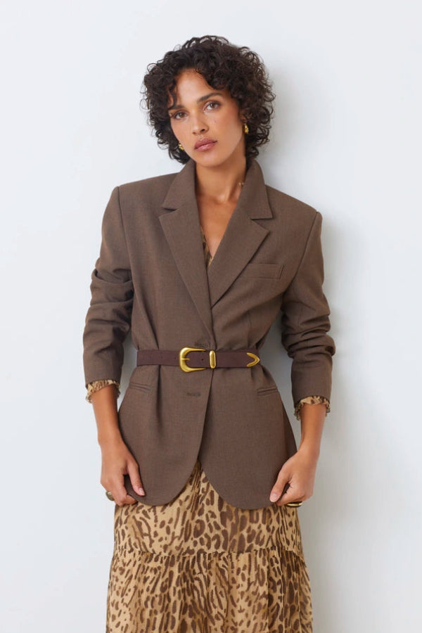Dwen H25C10291 Blazer Taupe