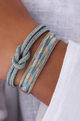 Arrow 132 Bracelet Gold Island Blue