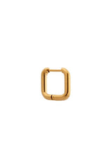 Square Hoop Earring (SINGLE) Gold