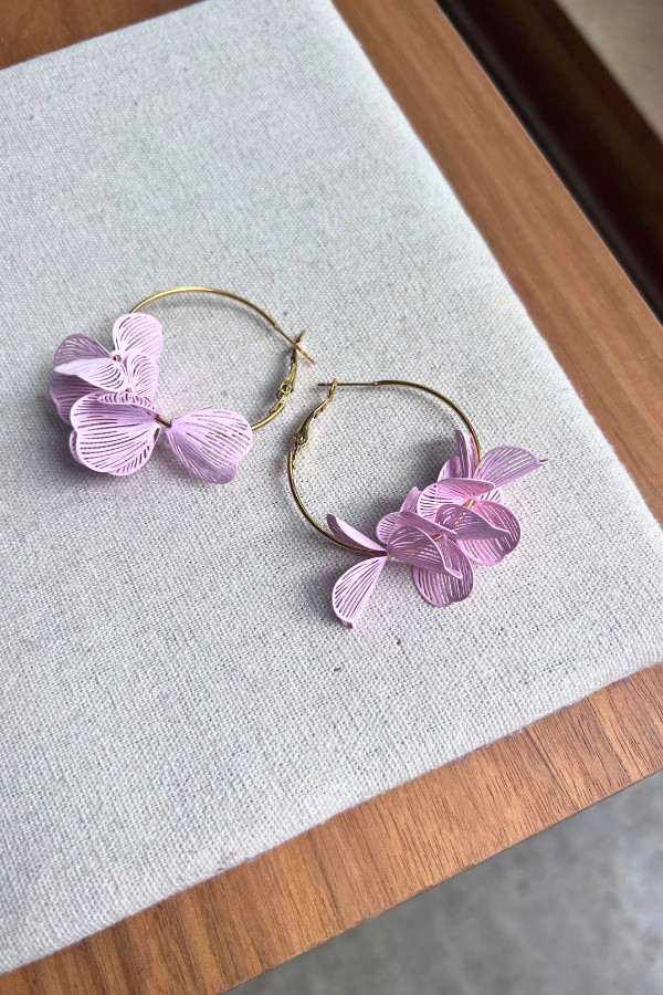 Souquet Earrings Pink