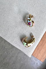 Abla 1209ST25031 Earrings Gold