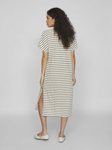Vialo 14095106 Dress Black/White Striped