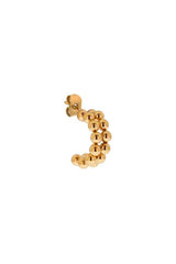 Double Dots Hoop Earring (SINGLE) Gold