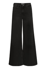20119022 Twiggy Wide Jeans Black