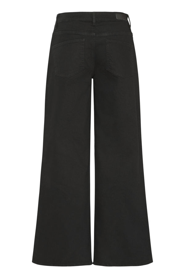 20119022 Twiggy Wide Jeans Black