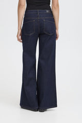 20119022 Twiggy Wide Jeans Denim Authentic Blue