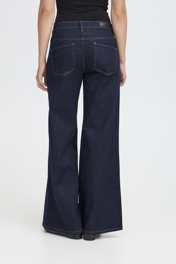 20119022 Twiggy Wide Jeans Denim Authentic Blue