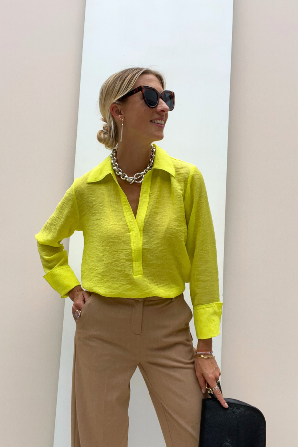 21007079 Blouse Yellow