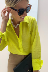 21007079 Blouse Yellow