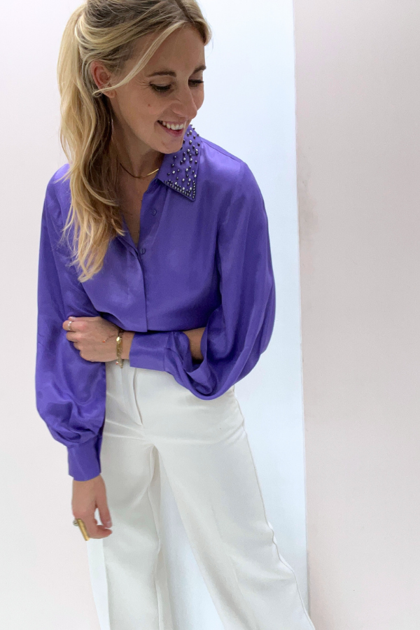 21007107 Blouse Purple