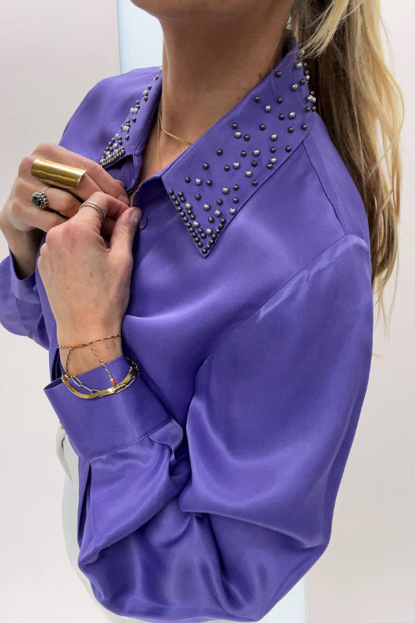 21007107 Blouse Purple