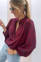 23212211 Blouse Bordeaux