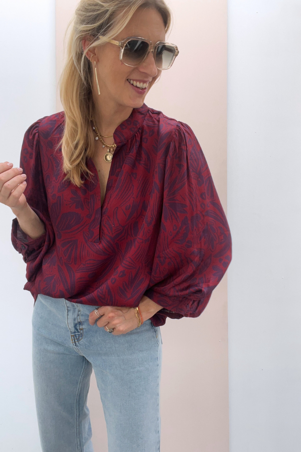 23212211 Blouse Bordeaux