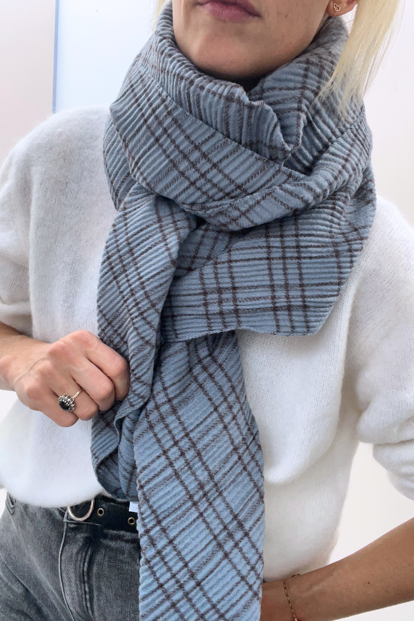 23278001 Scarf Blue