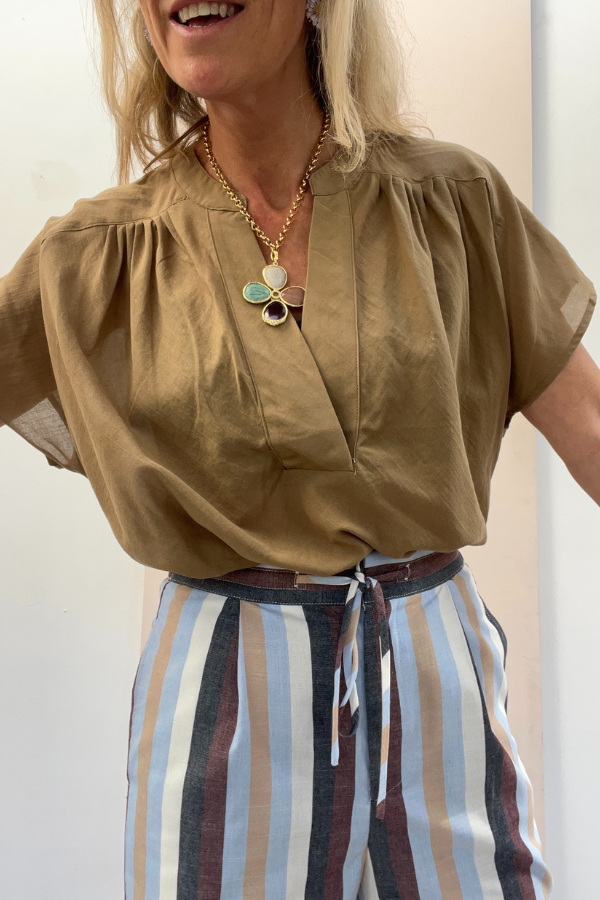 25112276 Blouse Khaki