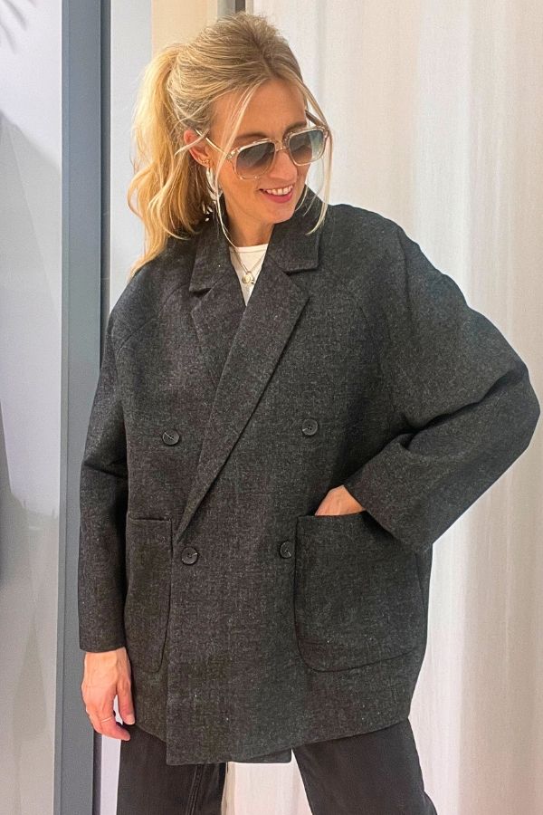 25251099 Coat Grey
