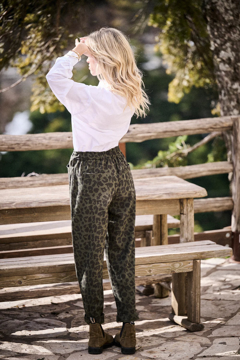 Pino 25AH059 Trousers Leopard Kaki