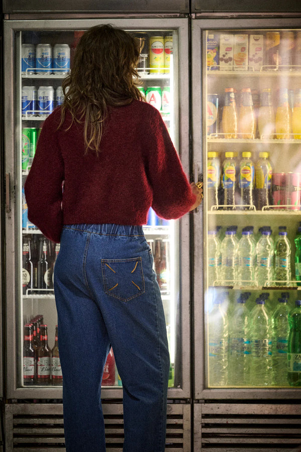 Lea 25AH135 Cardigan Bordeaux