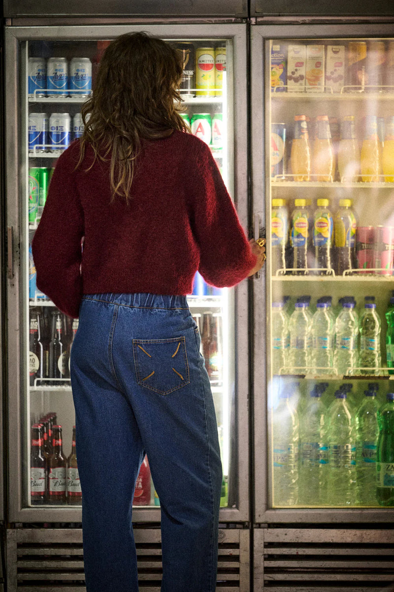 Lea 25AH135 Cardigan Bordeaux