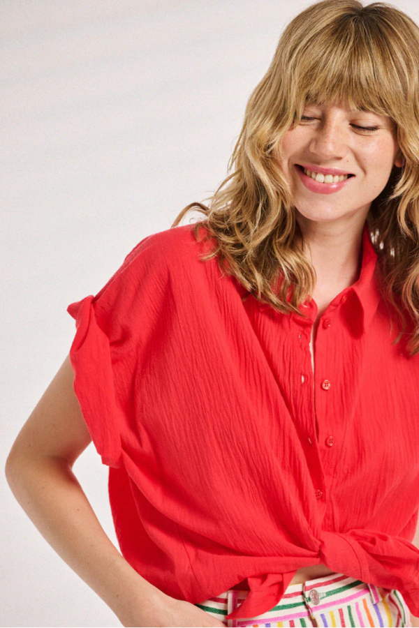 Caraibes 25PE106 Blouse Red