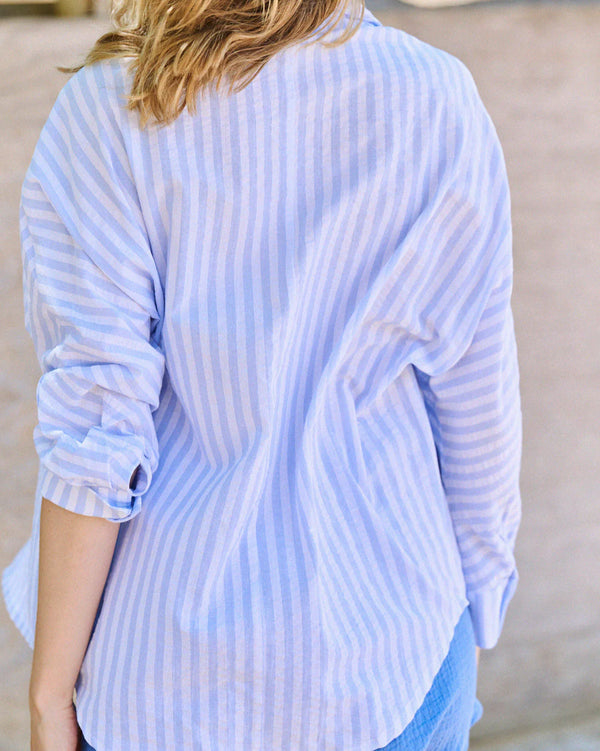 Contis 25PE138 Blouse Blue stripes