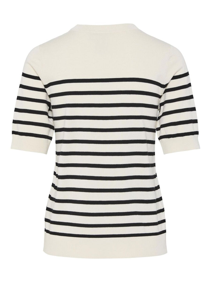 Yaslena 26036189 Pull Black/Birch Striped