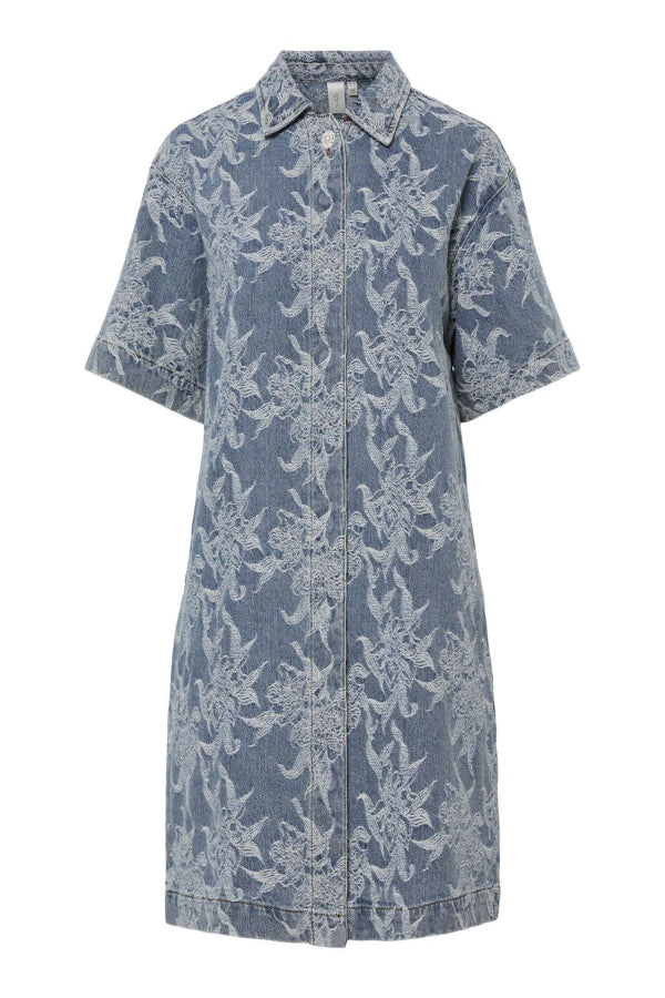 Yasflamera 26038192 Dress Denim Blue