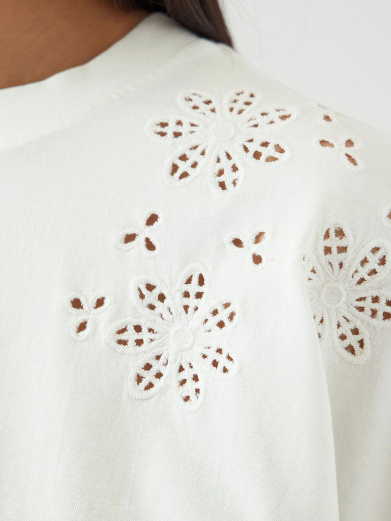 Yassally 26037806 Tshirt Star White