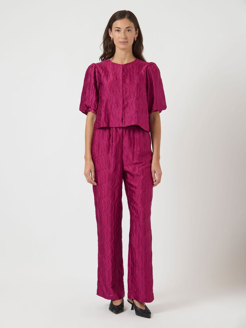 Yaslimo 26039396 Trousers Boysenberry