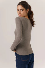 Vicky 78224 Tshirt Taupe