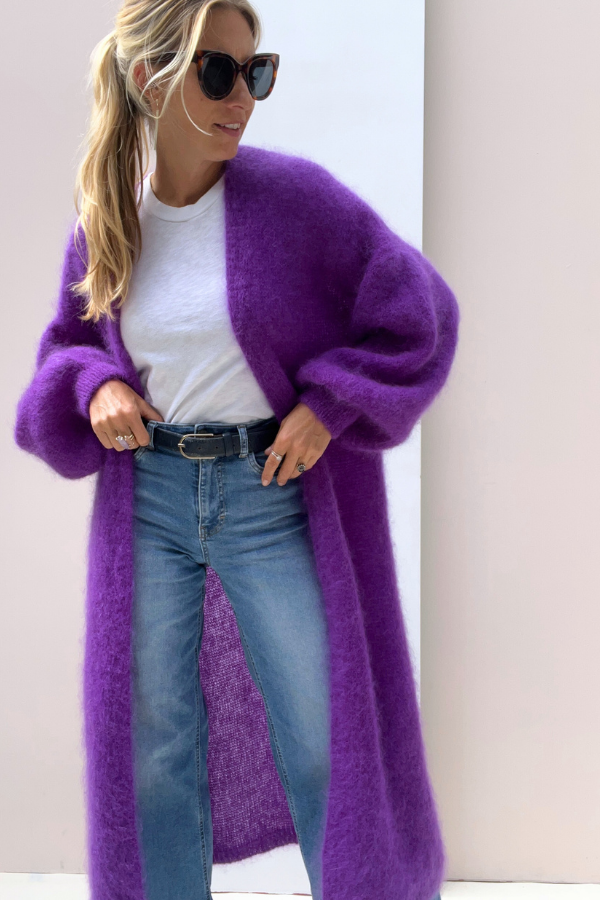 81124 Cardigan Mauve