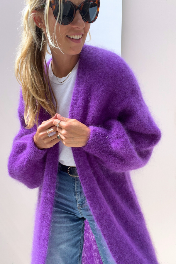 81124 Cardigan Mauve