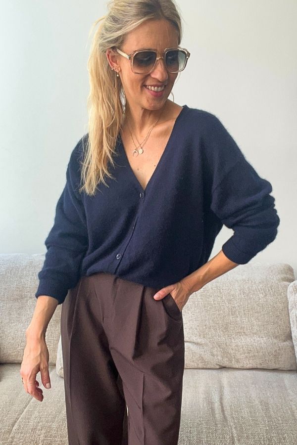 Aspen Cardigan Navy