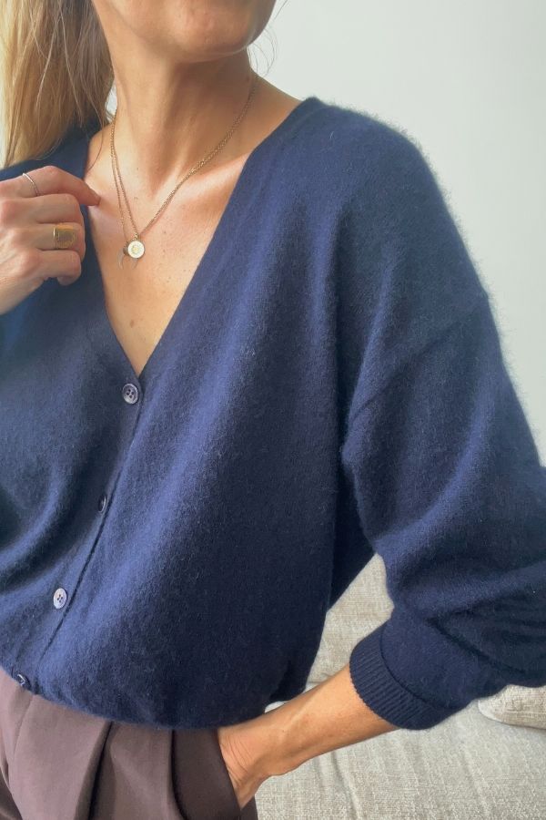 Aspen Cardigan Navy