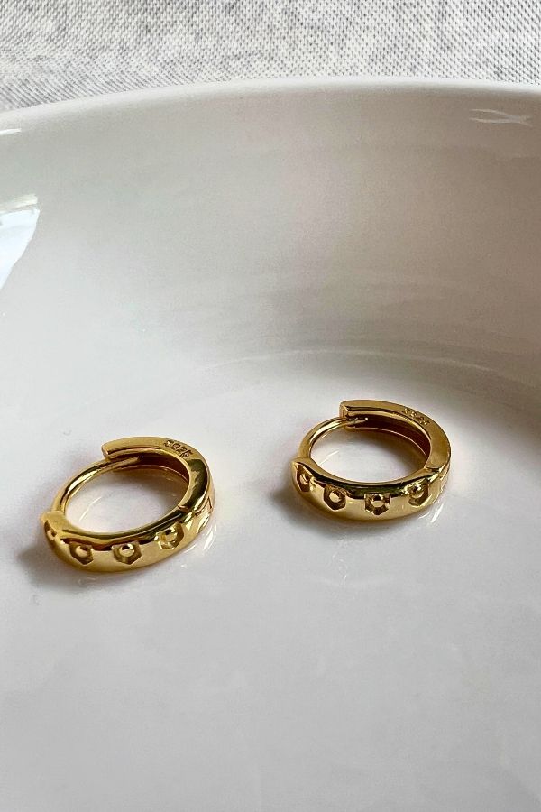 Bafle Earrings Gold