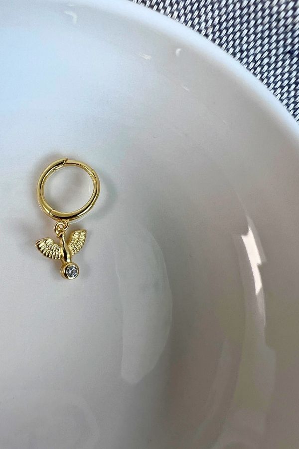 Bandit Earrings Gold (per stuk)