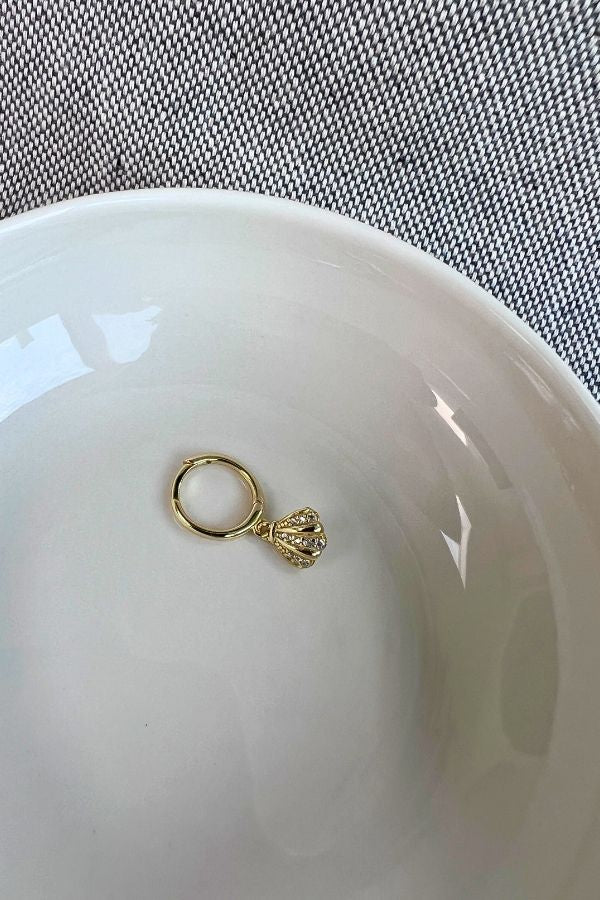 Beach Earrings Gold (per stuk)