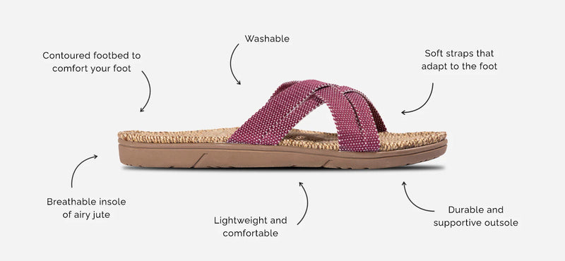 Women#1 Sandals Dusty Purple