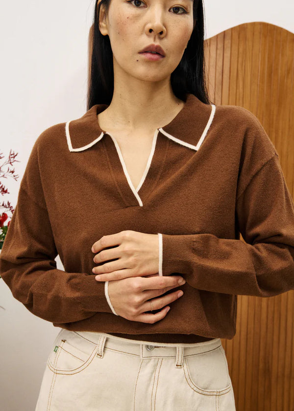 Triolet 25803 Pull Marron