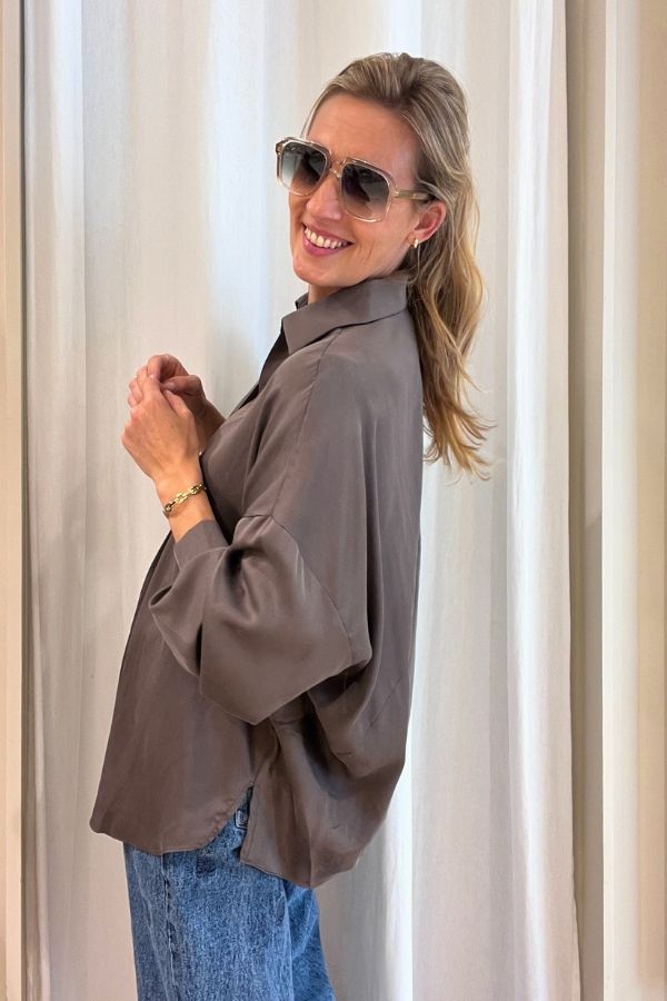 Coral 78507 Blouse Brown