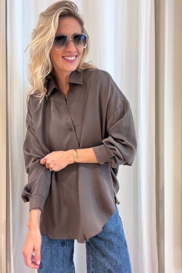 Coral 78507 Blouse Brown