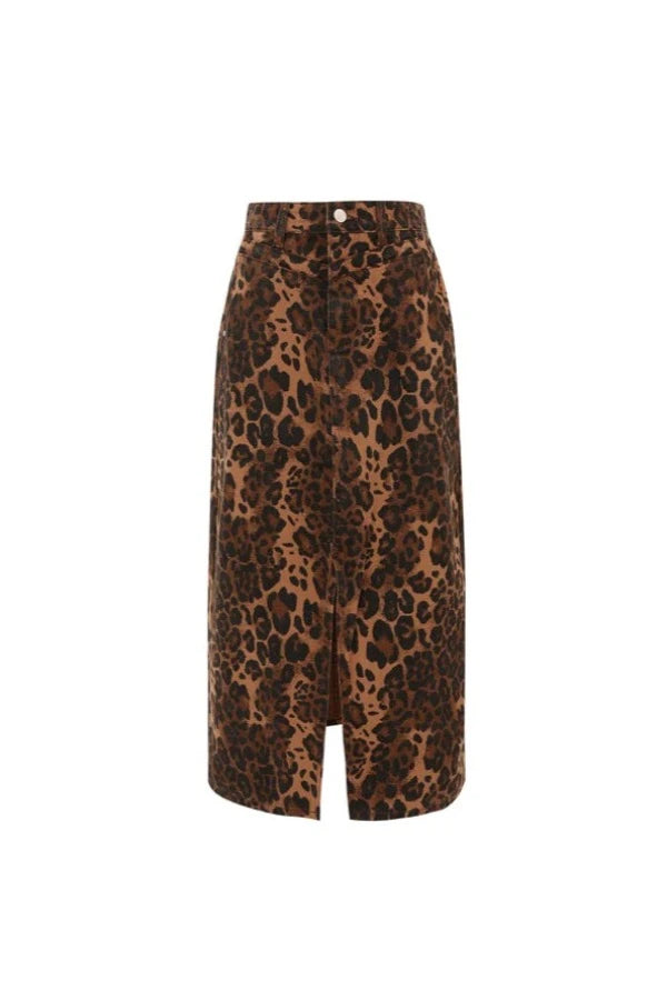 Nassia 1F12613 Skirt Leopard