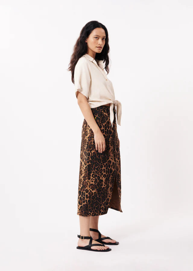 Nassia 1F12613 Skirt Leopard