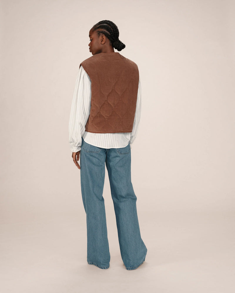 Seth Waistcoat Chocolat
